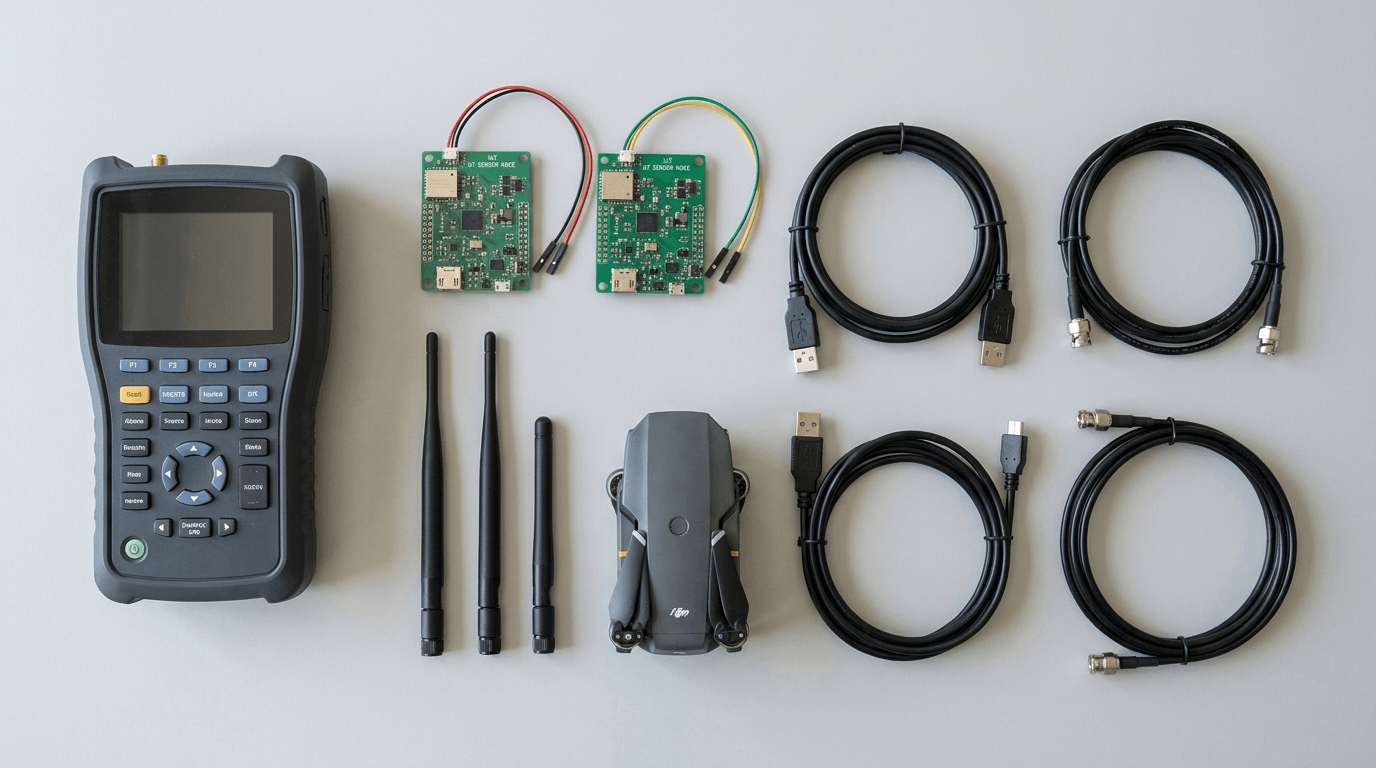 IoT, дрон и мрежово тестово оборудване